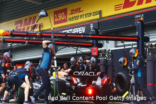 <i>Verstappen koos voor een vleugel met veel downforce.</i>