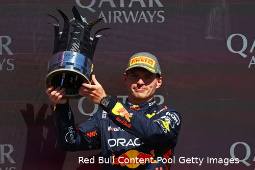 max verstappen silverstone groot brittannie engeland beker