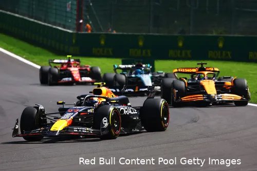 sergio perez racedag belgie 2024 redbullracing lando norris oscar piastri george russell