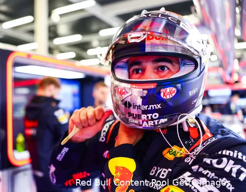 sergio perez silverstone 2024 helm 6