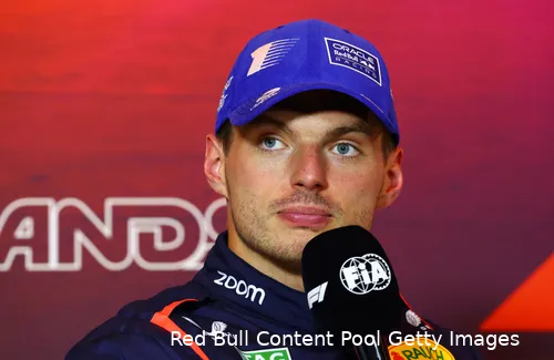 max verstappen petje nederland zandvoort 1 persconferentie