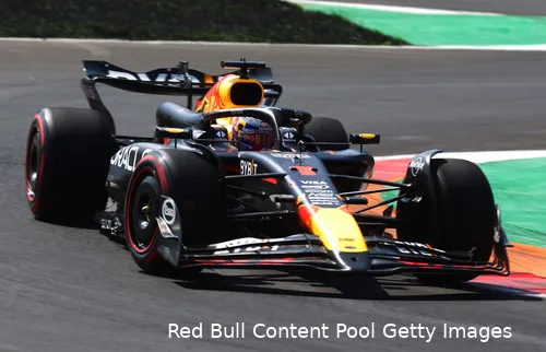 <i>Red Bull had geen geschikte achtervleugel voor het circuit in Monza.</i>