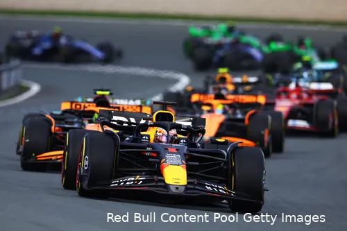 nederland 2024 zandvoort start max verstappen lando norris 7