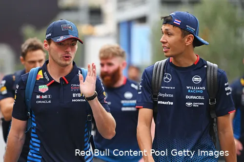 <i>Verstappen had het heel lastig achter zijn voormalige teamgenoot.</i>