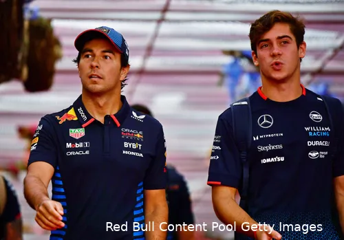 red bull racing sergio perez williams franco colapinto gp azerbeidzjan zaterdag 2024