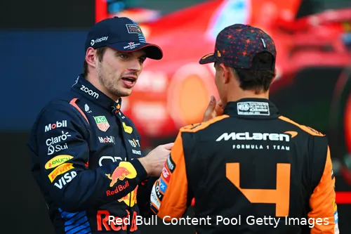 max verstappen rb20 zaterdag kwalificatie redbullracing mexico lando norris