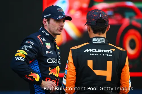 max verstappen rb20 zaterdag kwalificatie redbullracing mexico lando norris