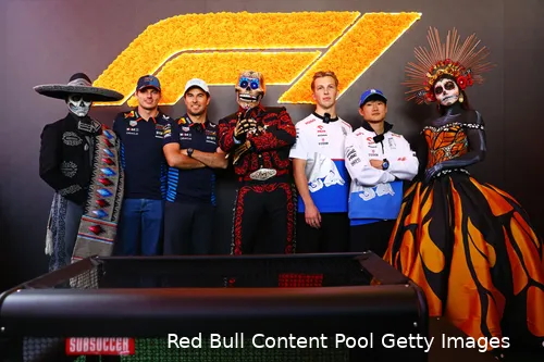 max verstappen sergio perez yuki tsunoda liam lawson mexico 1