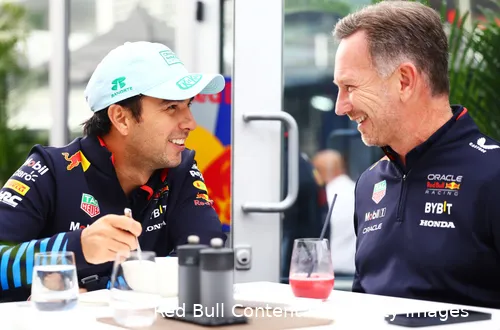 sergio perez christian horner red bull racing gp mexico zaterdag 2024