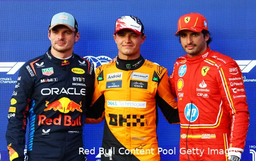 top drie lando norris max verstappen kwalificatie carlos sainz cota 2024