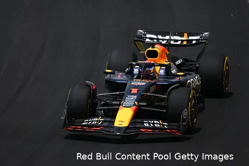 Verstappen zag er naar het idee van Windsor goed uit tijdens de sprint in Brazilië.