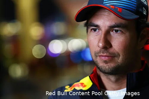 sergio perez mediadag qatar redbullracing 2024