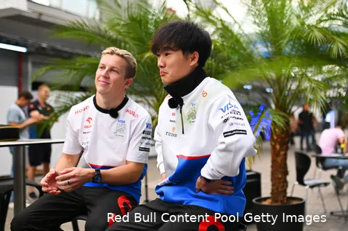 yuki tsunoda liam lawson brazilie 1