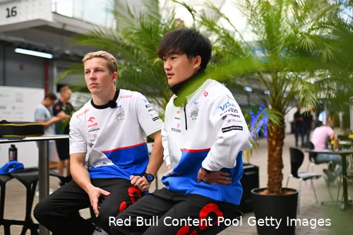 yuki tsunoda liam lawson brazilie 12