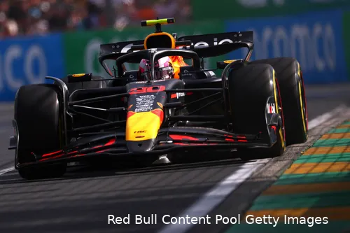 liam lawson rb21 melbourne zaterdag red bull racing