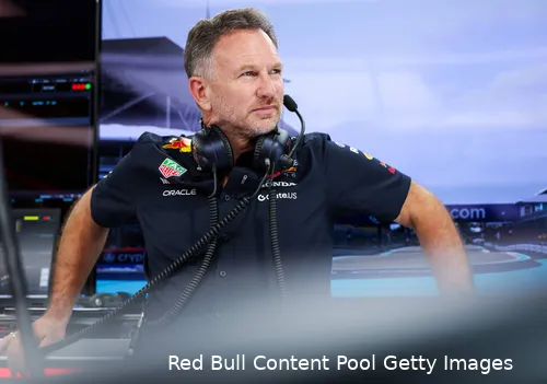 red bull racing christian horner miami gp 2025 zondag
