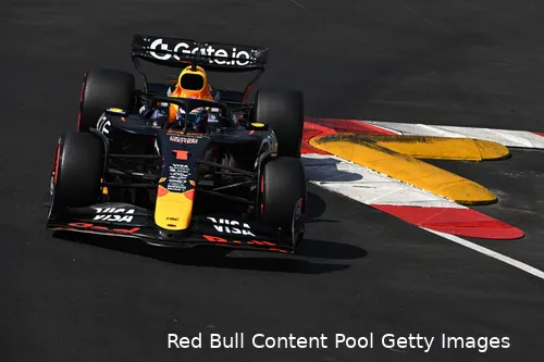 <i>Verstappen zette de vijfde tijd neer in de kwalificatie.</i>