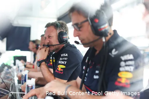 red bull racing pierre wache christian horner gp miami 2025 zaterdag