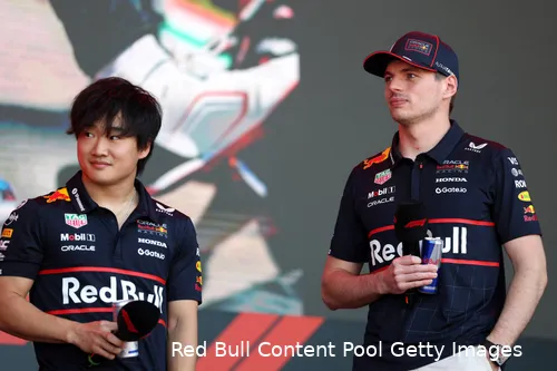 yuki tsunoda max verstappen red bull racing gp spanje 2025 zaterdag 2