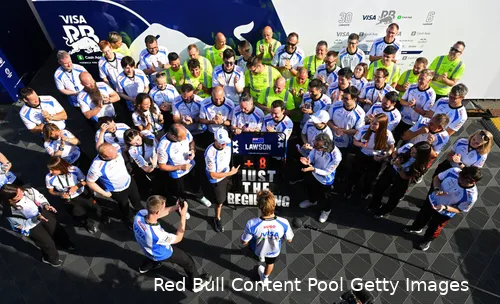 isack hadjar liam lawson visa cash app racing bulls gp oostenrijk 2025 zondag team 2