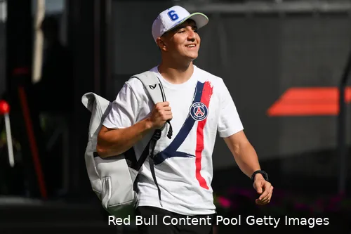 isack hadjar visa cash app racing bulls gp spanje 2025 zondag