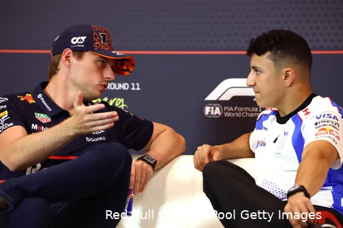 max verstappen mediadag oostenrijk 2025 isack hadjar