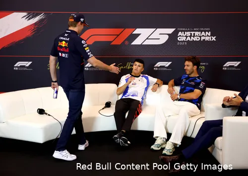 max verstappen mediadag oostenrijk 2025 persco gasly hadjar