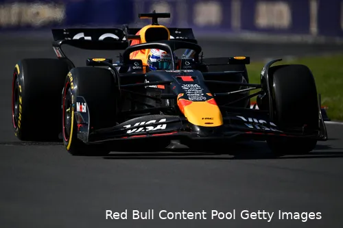 Verstappen koos voor de gele band in zijn laatste run.