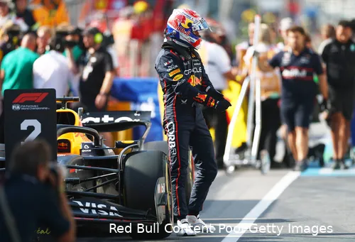 Verstappen gaat sowieso all-in, elf strafpunten of niet.