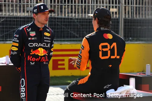 max verstappen red bull racing oscar piastri mclaren gp canada zaterdag 2025