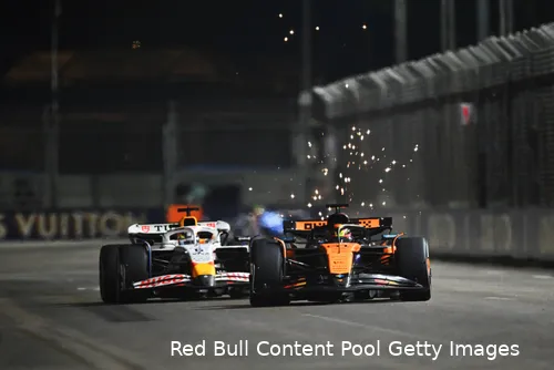 oscar-piastri-mclaren-isack-hadjar-racing-bulls-singapore-zondag-2025