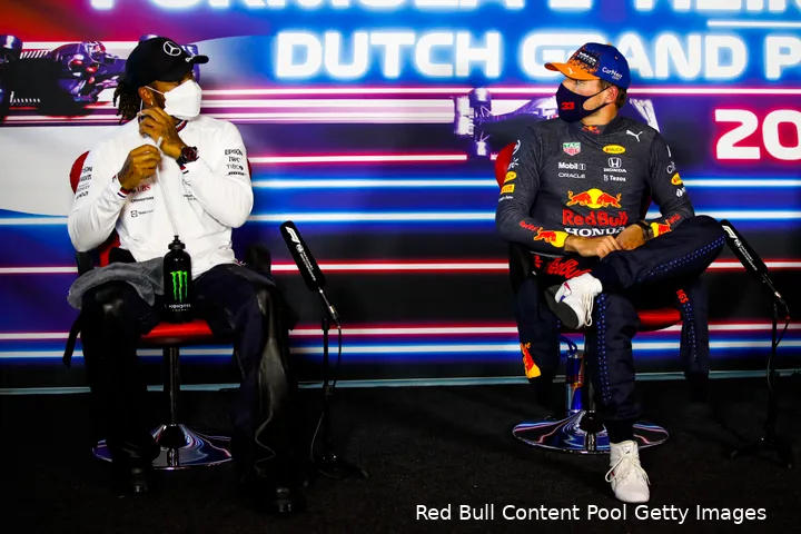 lewis hamilton max verstappen zandvoort persconferentie 2021