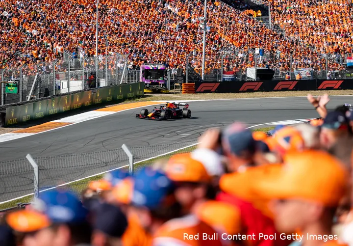<i>Het Grand Prix-weekend in Zandvoort kon niet mooier voor de 'Orange Army'. (Foto: Red Bull Content Pool)</i>