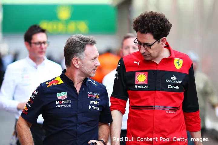 <i>Christian Horner was na het bezoekje aan de stewards al overtuigd over een goede afloop. (Foto: Red Bull Content Pool)</i>