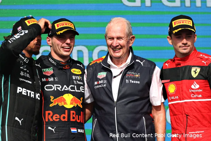 helmut marko charles leclerc lewis hamilton max verstappen ferrari mercedes red bull racing f1 gp verenigde staten 2022
