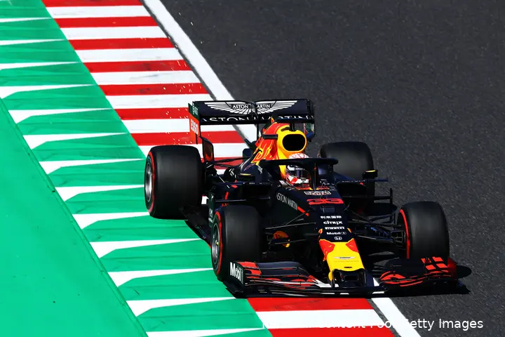 max verstappen rb15 red bull racing f1 gp japan 2019