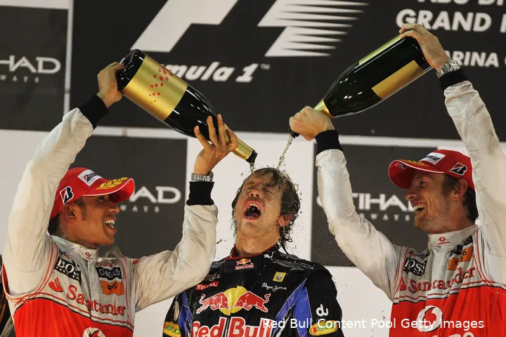 Sebastian Vettel Red Bull Racing 2010 GP Abu Dhabi