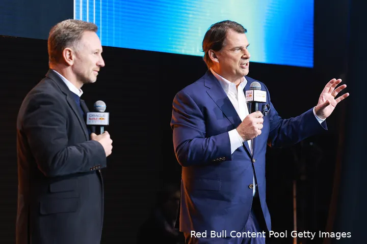 christian horner jim farley red bull racing ford powertrains f1 2023 2026 rb19