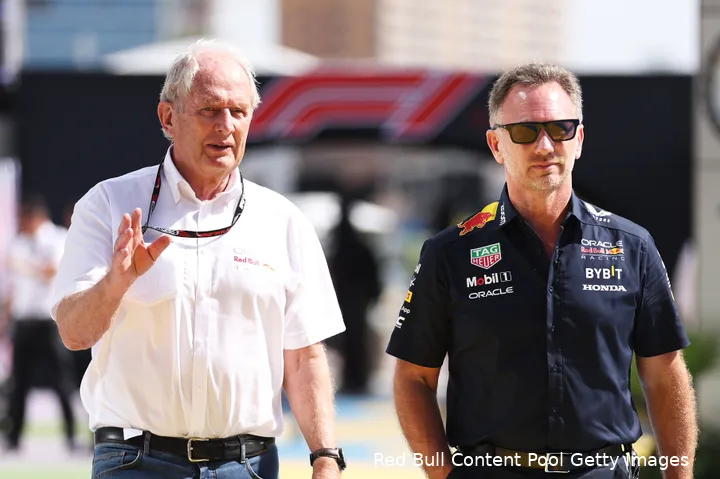 <i>Helmut Marko en Christian Horner zijn al vanaf het begin bij Red Bull Racing betrokken.</i>