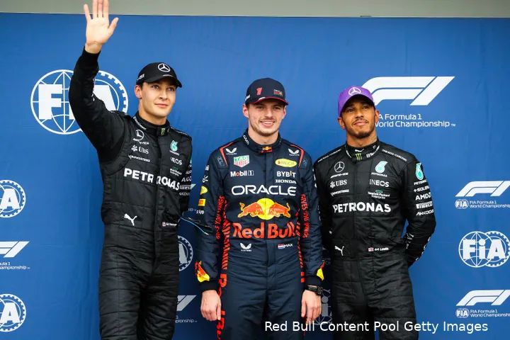 george russell lewis hamilton max verstappen red bull racing mercedes f1 gp australie 2023