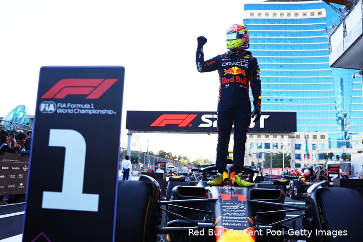 sergio perez red bull racing f1 gp azerbeidzjan 2023