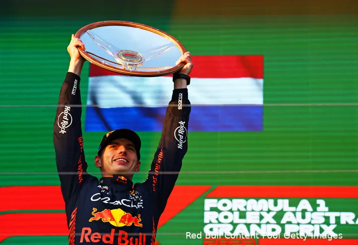Verstappen won de Grand Prix van Australië 2023 (Foto: Red Bull Content Pool/Getty Images)