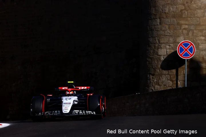Yuki Tsunoda, kwalificatie Grand Prix Azerbeidzjan (Foto:
Red Bull Content Pool / Getty Images)
