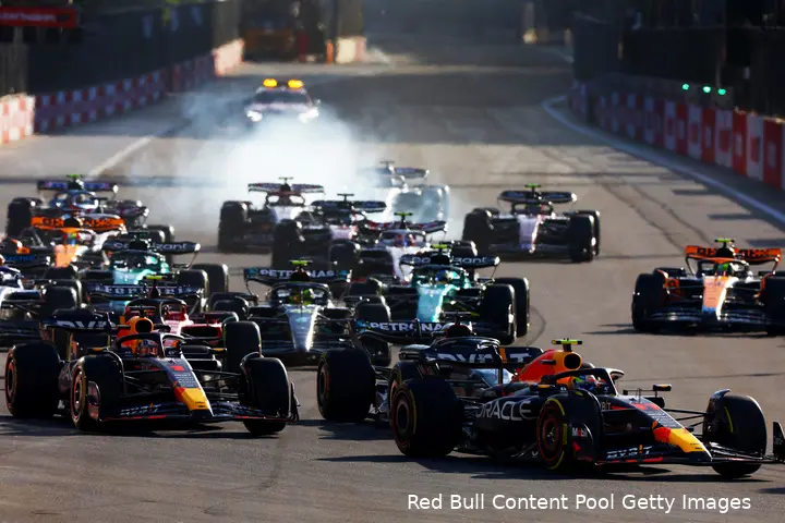 start f1 gp sprintrace azerbeidzjan 2023