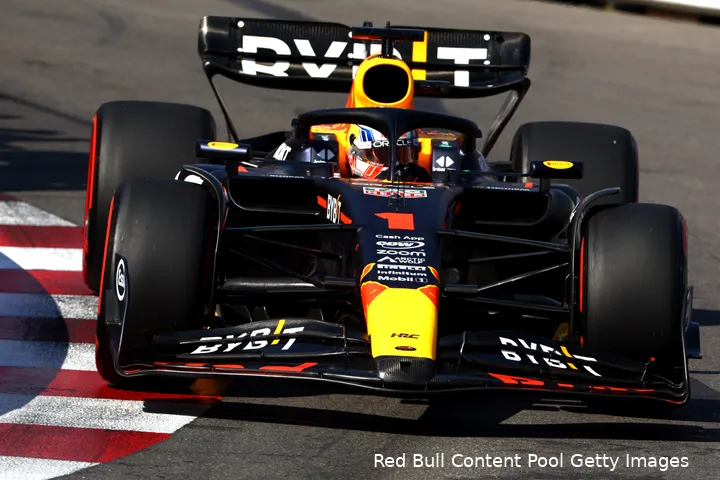 max verstappen rb19 red bull racing f1 gp monaco 2023