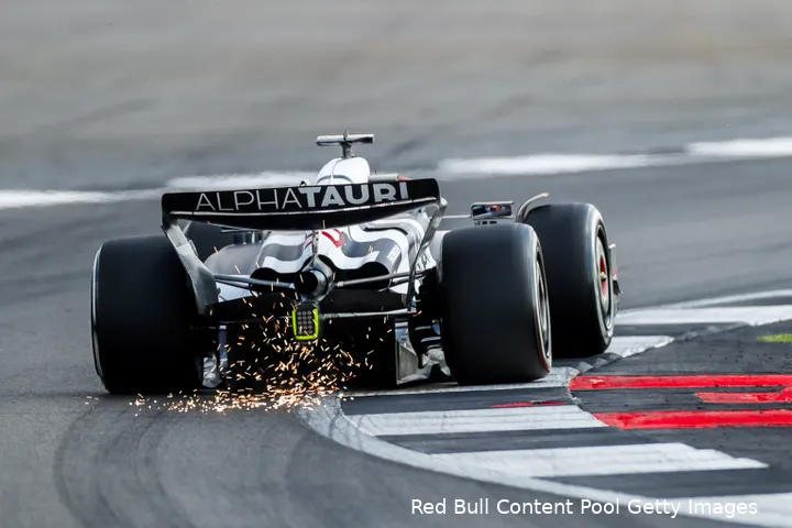 Stilte voor de storm: op zaterdag was het heel even droog voordat de regen kwam. (Foto: Red Bull Content Pool/Getty Images)