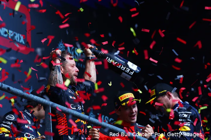 Verstappen is de favoriet voor de 2023-titel, en dat al voor de helft van het seizoen. (Foto: Red Bull Content Pool/Getty Images)