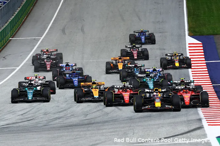 verstappen red bull start gp oostenrijk 2023