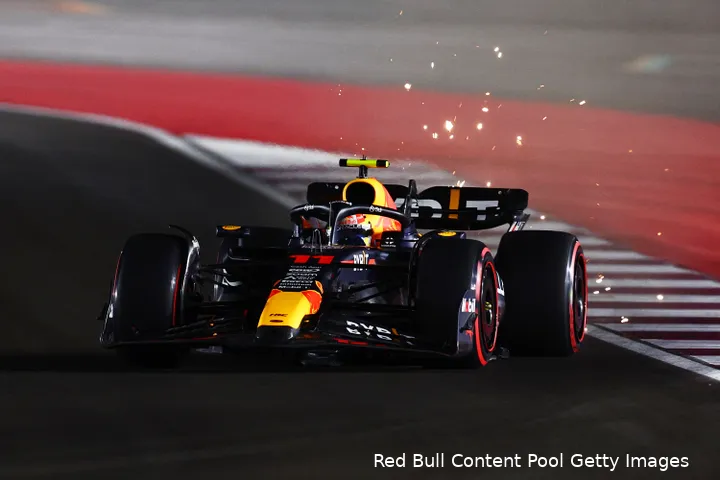 Track limits waren een groot obstakel voor Pérez tijdens de Grand Prix van Qatar 2023. (Foto: Red Bull Content Pool/Getty Images)