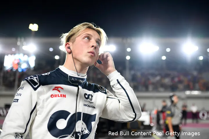Lawson kwam ook in beeld voor een Williams-zitje. (Foto: Red Bull Content Pool/Getty Images)